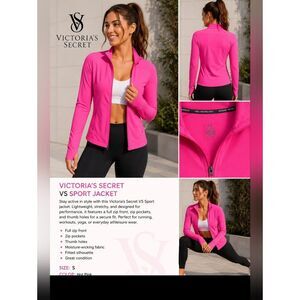 Victoria's Secret VS Sport Full Zip Jacket - Size Small